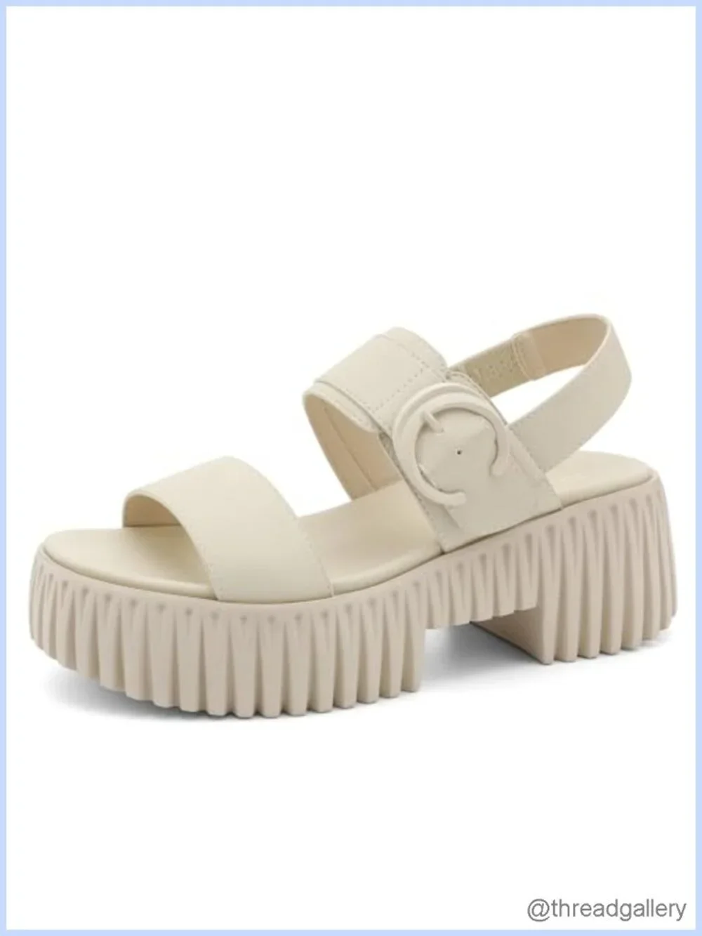 Womens Platform Sandals Chunky Wedge Heel Comfortable Arch Support Lightweight